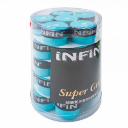 【INFIN】30入罐裝止滑吸水握把皮(0.7mm)